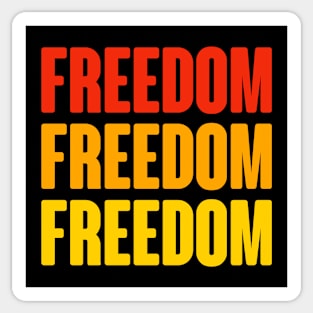 Freedom Sticker